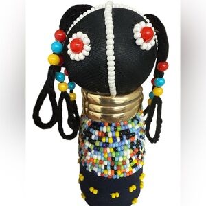Handmade South African Ndebele Doll